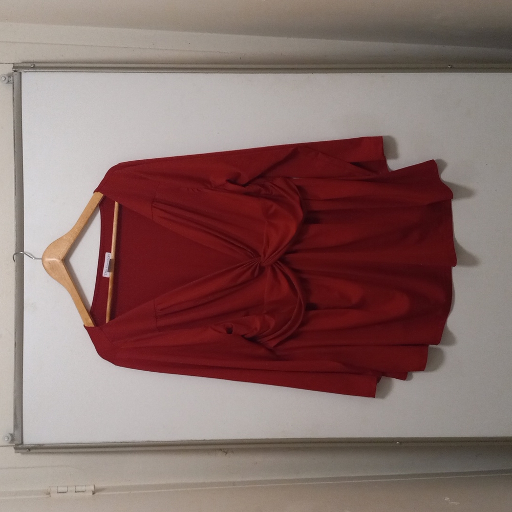 Red The Paragon blouse pluse Size